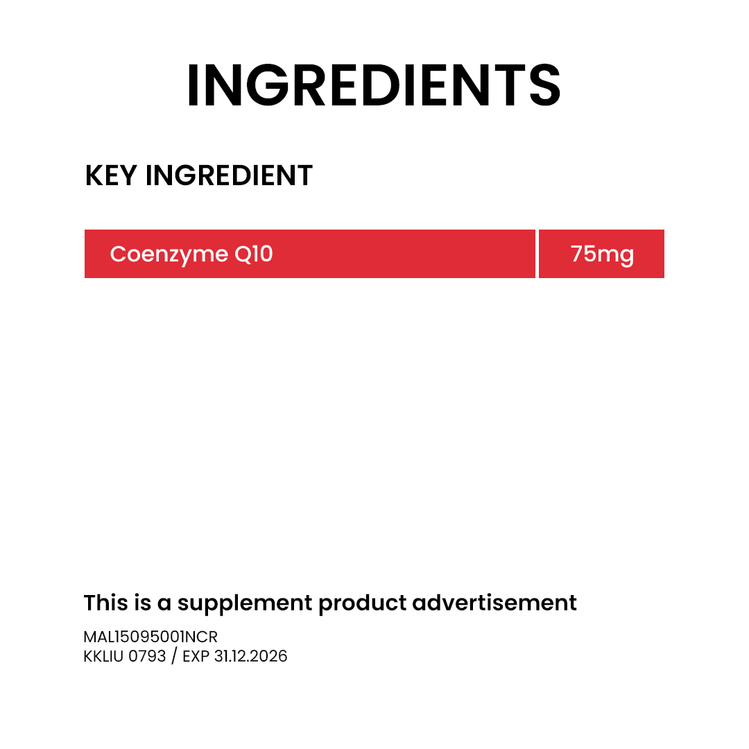 BiO-LiFE CoQ10 75mg [ 30 capsules ]