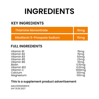 BiO-LiFE Nat B Fizzy [ 3 x 10 tablets ]