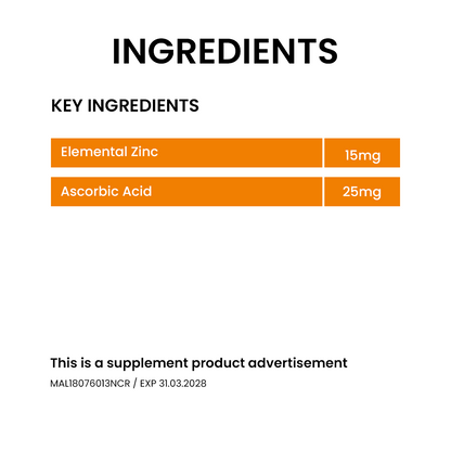 BiO-LiFE Bio-Zinc Complex [ 2 x 100 tablets ]