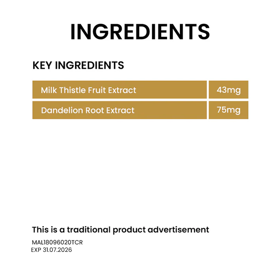 BiO-LiFE Milk Thistle and Dandelion [ 350 tablets + 30 tablets ]