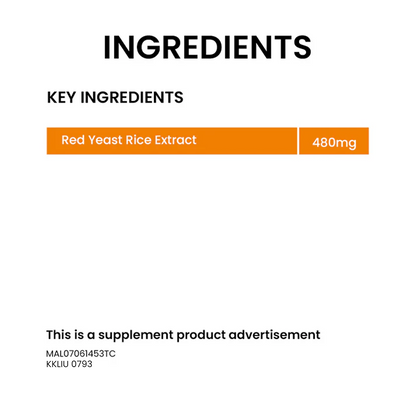 BiO-LiFE Red Yeast Rice 2 x 100 capsules (EXPIRY DATE JUN 2028)