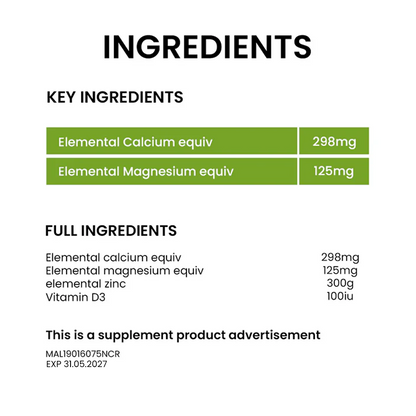 BiO-LiFE Calcium & Magnesium Plus [ 2 x 100 tablets ]