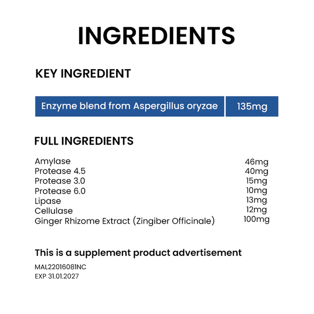 MEGA WE CARE Phytozyme [ 4 capsules ]