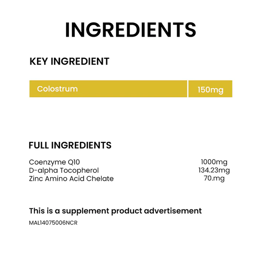 BiO-LiFE Kid’s Colostrum Cal-D Plus Lysine [ 30 chewable tablets ]