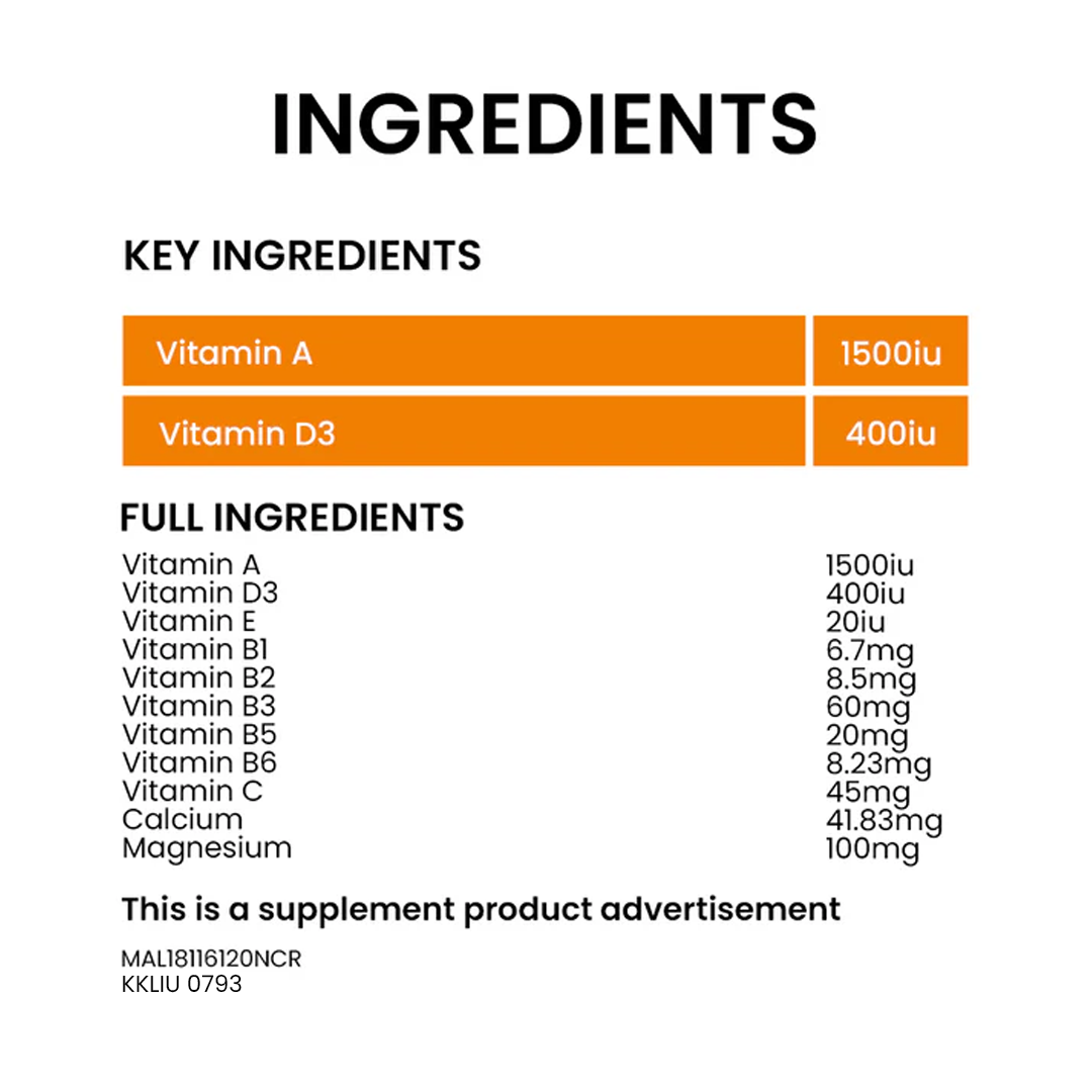 BiO-LiFE Multivitamins with Minerals 30 tablets (EXPIRY DATE MAY 2027)