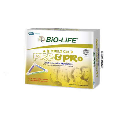 BiO-LiFE A.B. Adult Gold Pre & Pro [ 10 sachets ]