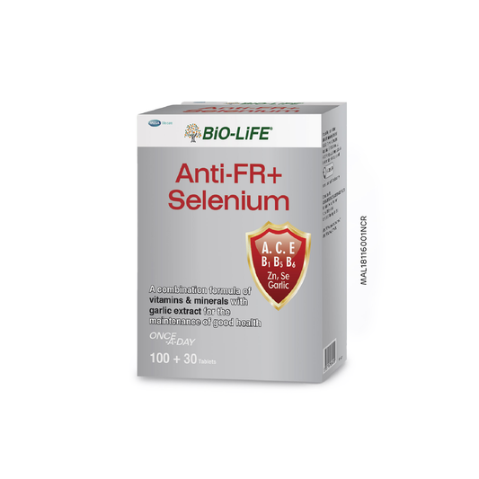 BiO-LiFE Anti FR + Selenium [ 100 tablets + 30 tablets ]
