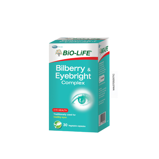 BiO-LiFE Bilberry & Eyebright Complex [ 30 capsules ]