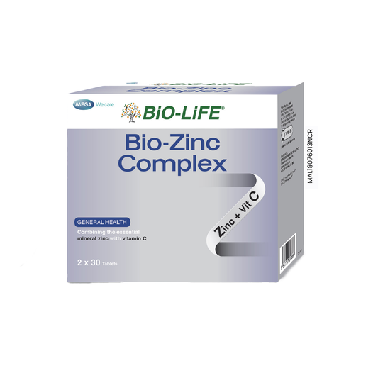 BiO-LiFE Bio-Zinc Complex [ 2 x 30 tablets ]