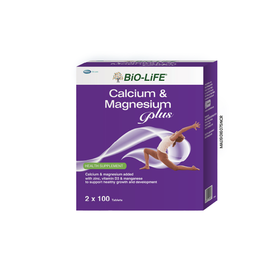 BiO-LiFE Calcium & Magnesium Plus [ 2 x 100 tablets ]