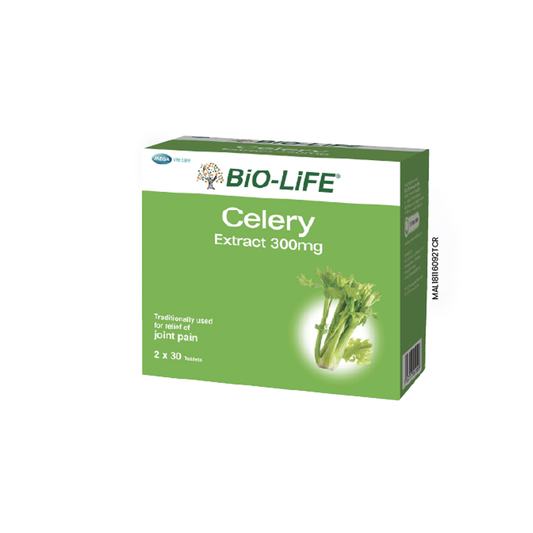 BiO-LiFE Celery Extract 300mg [ 2 x 30 tablets ]