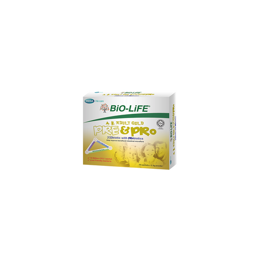 BiO-LiFE A.B. Adult Gold Pre & Pro 10 sachets (EXPIRY DATE AUG 2027)