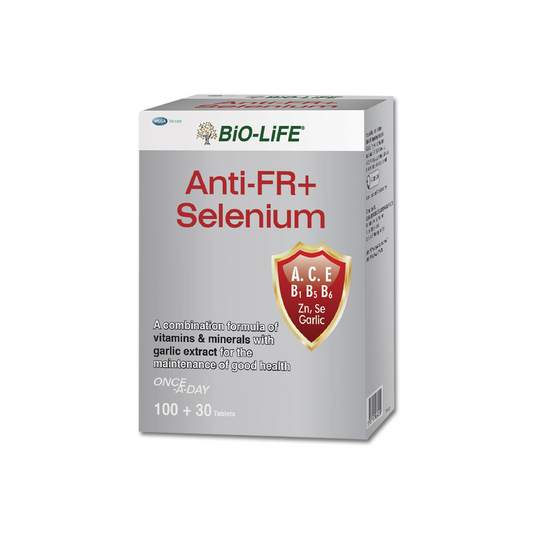 BiO-LiFE Anti FR + Selenium [ 100 tablets + 30 tablets ]
