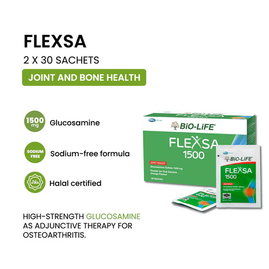 BiO-LiFE Flexsa 1500 2 x 30 sachets (EXPIRY DATE MAR 2027)
