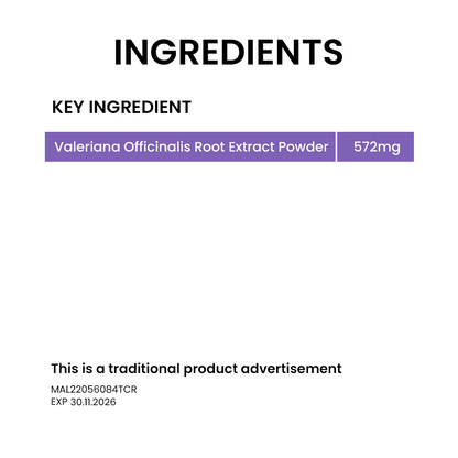 BiO-LiFE Herbalmeds Valerian [ 30 capsules ]