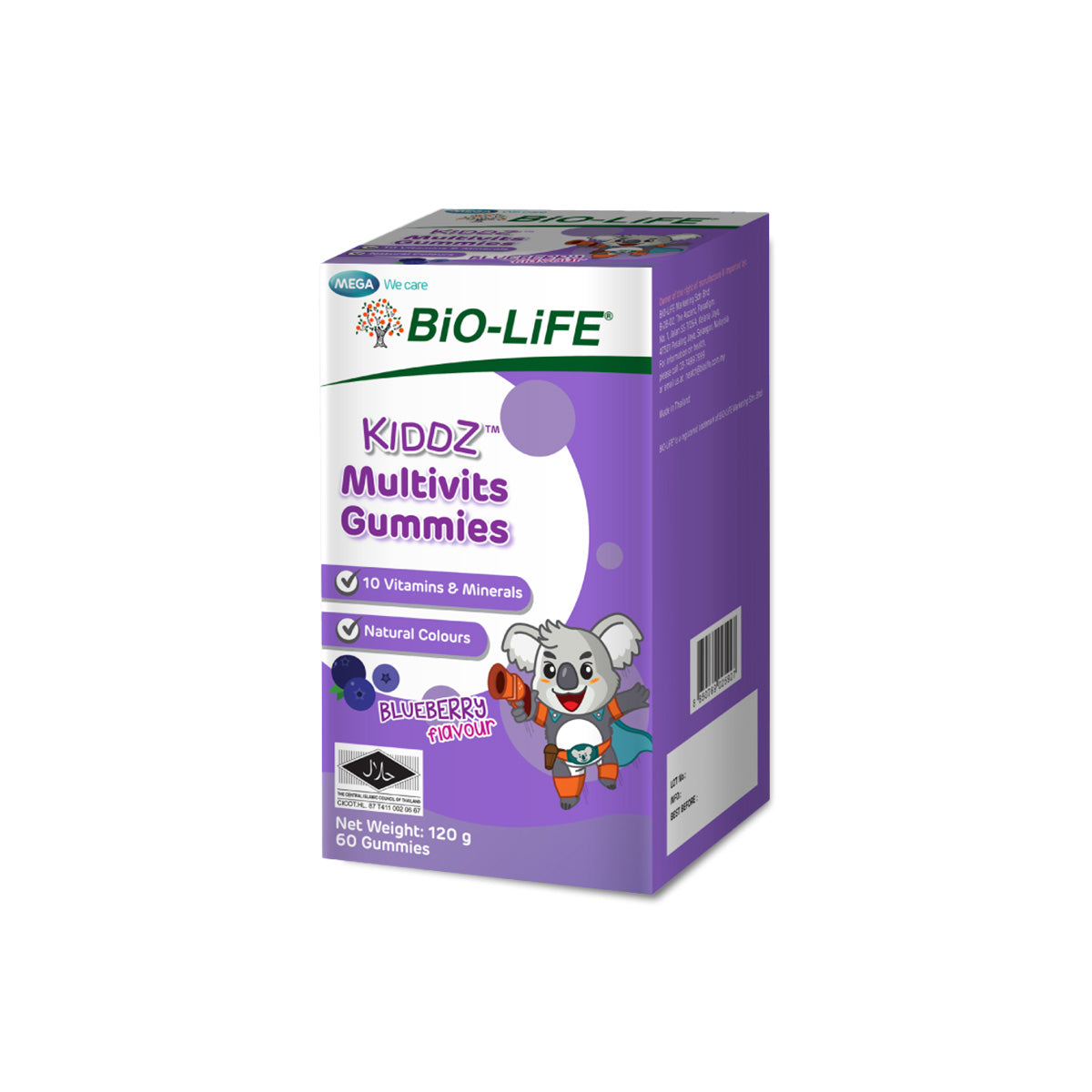 BiO-LiFE Kiddz Multivits Gummies [ 60 gummies ]