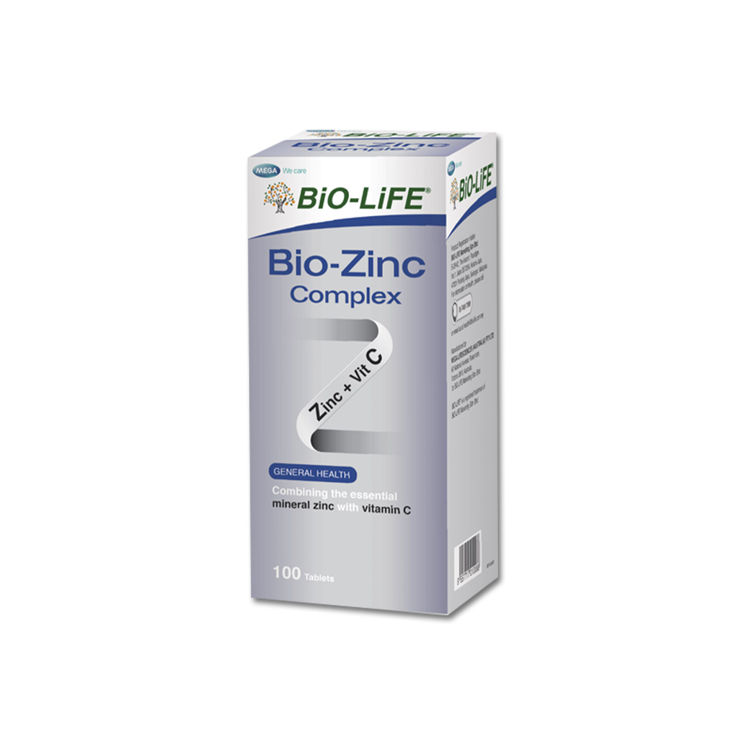 BiO-LiFE Bio-Zinc Complex [ 100 tablets ]