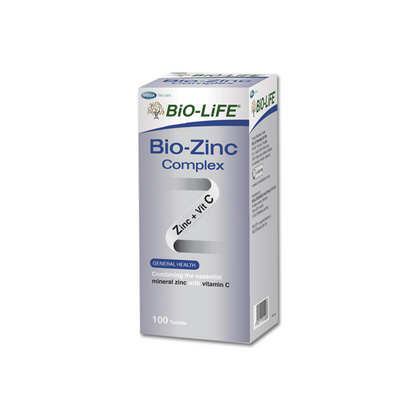 BiO-LiFE Bio-Zinc Complex [ 100 tablets ]