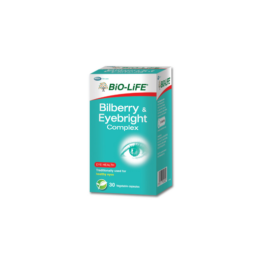 BiO-LiFE Bilberry & Eyebright Complex [ 30 capsules ]