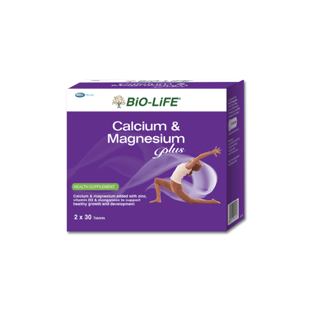 BiO-LiFE Calcium & Magnesium Plus [ 2 x 30 tablets ]