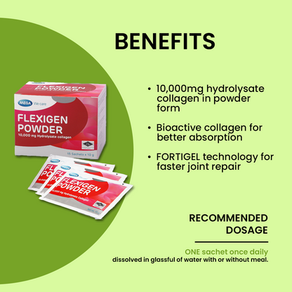 MEGA WE CARE Flexigen Powder [ 2 x 15 sachets ]