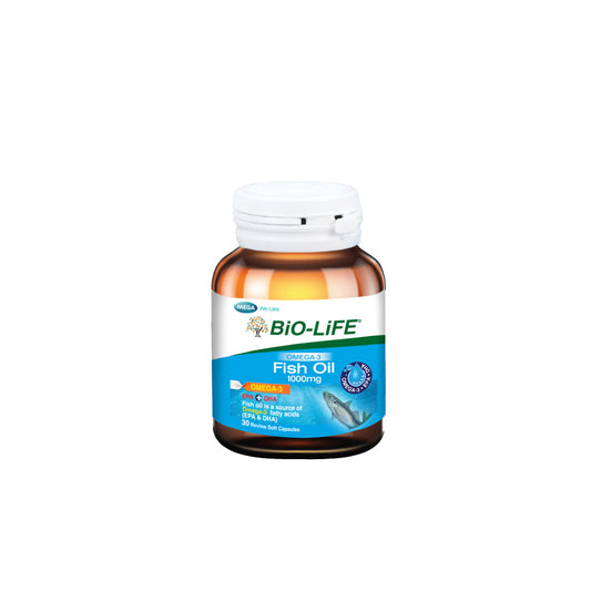 BiO-LiFE Omega-3 Fish Oil 1000mg [ 30 capsules ]