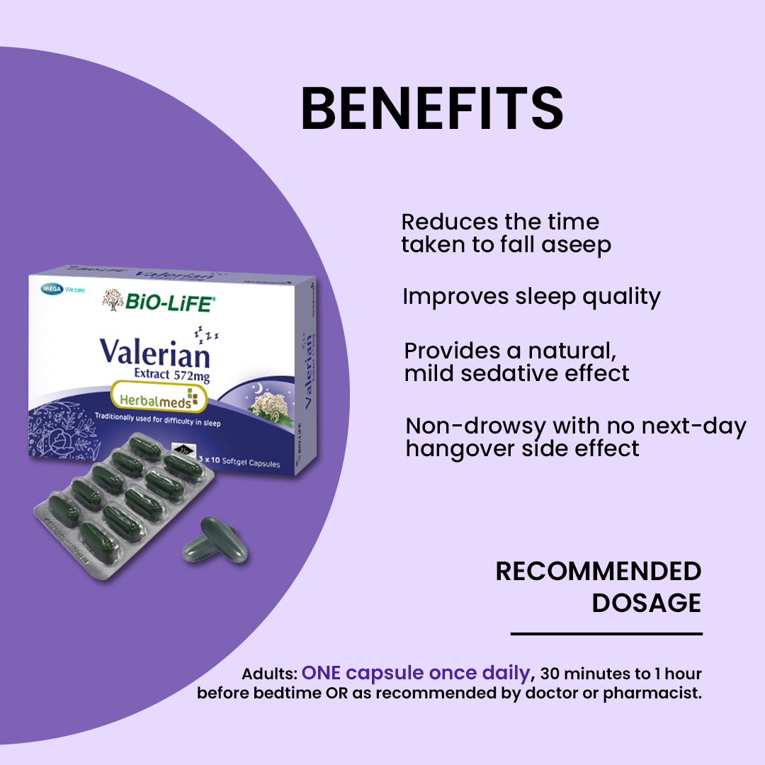 BiO-LiFE Herbalmeds Valerian [ 30 capsules ]