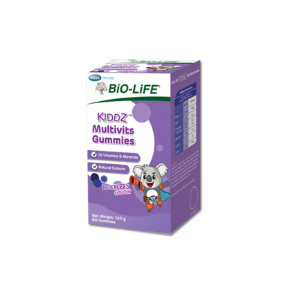 BiO-LiFE Kiddz Multivits Gummies [ 60 gummies ]