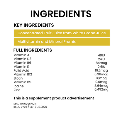 BiO-LiFE Kiddz Multivits Gummies [ 60 gummies ]