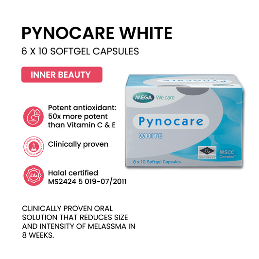 MEGA WE CARE Pynocare White [ 60 capsules ]