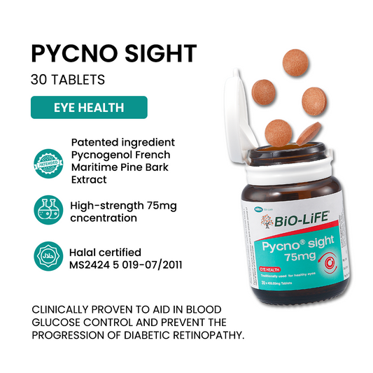 BiO-LiFE Pycno®sight 75mg [ 30 tablets ]