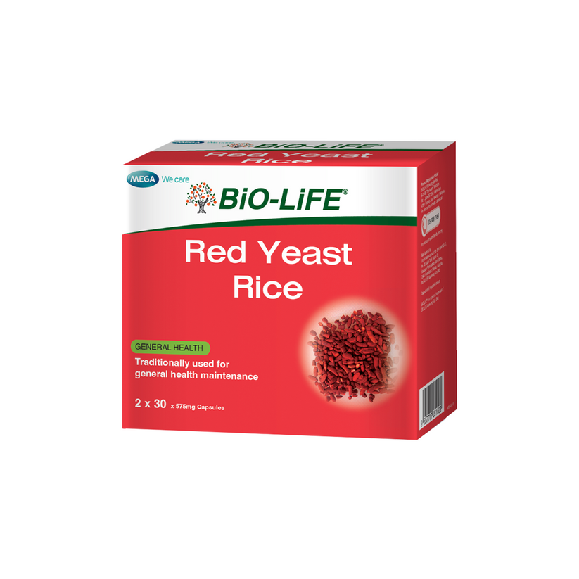 BiO-LiFE Red Yeast Rice 2 x 30 capsules (EXPIRY DATE OCT 2028)
