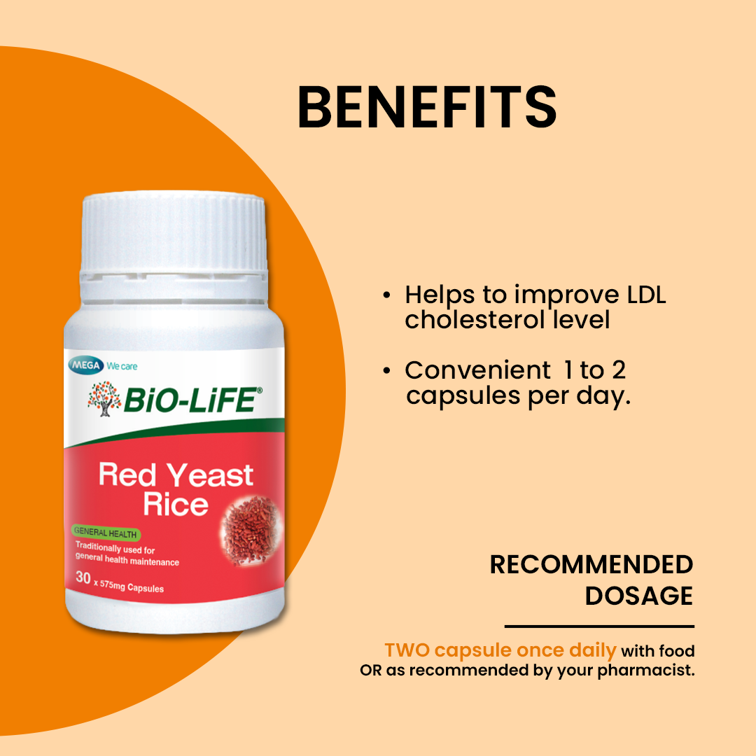 BiO-LiFE Red Yeast Rice [ 2 x 30 capsules ]