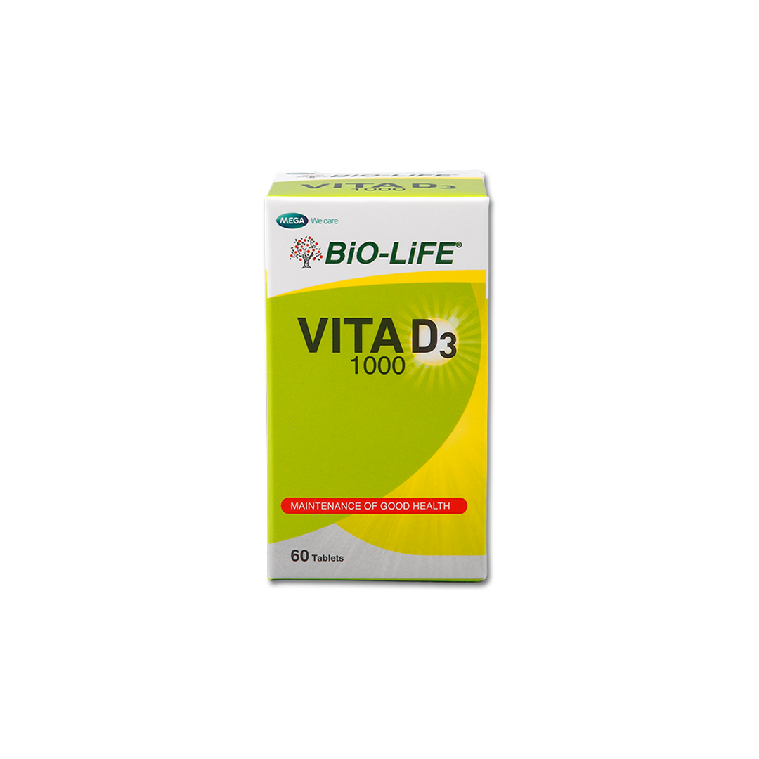 BiO-LiFE Vita D3 1000 [ 60 tablets ]