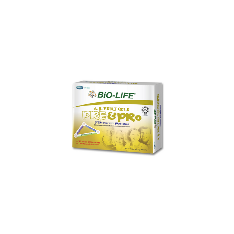 BiO-LiFE A.B. Adult Gold Pre & Pro [ 10 sachets ]