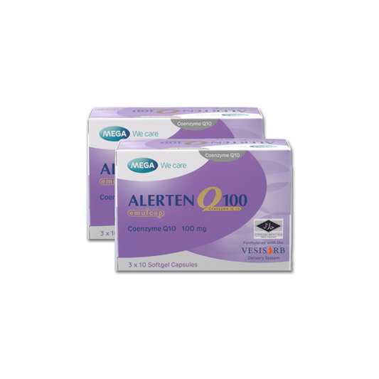 MEGA WE CARE Alerten Q100 Emulcap [ 2 x 30 capsules ]