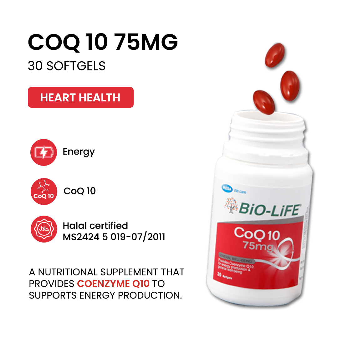 BiO-LiFE CoQ10 75mg [ 30 capsules ]