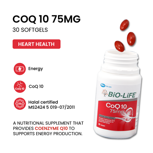 BiO-LiFE CoQ10 75mg [ 30 capsules ]