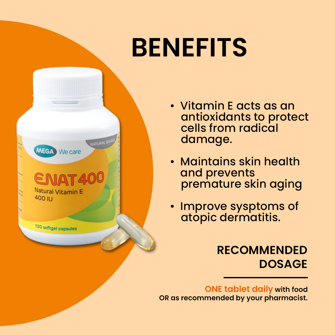 MEGA WE CARE Enat 400 [ 100 capsules ]