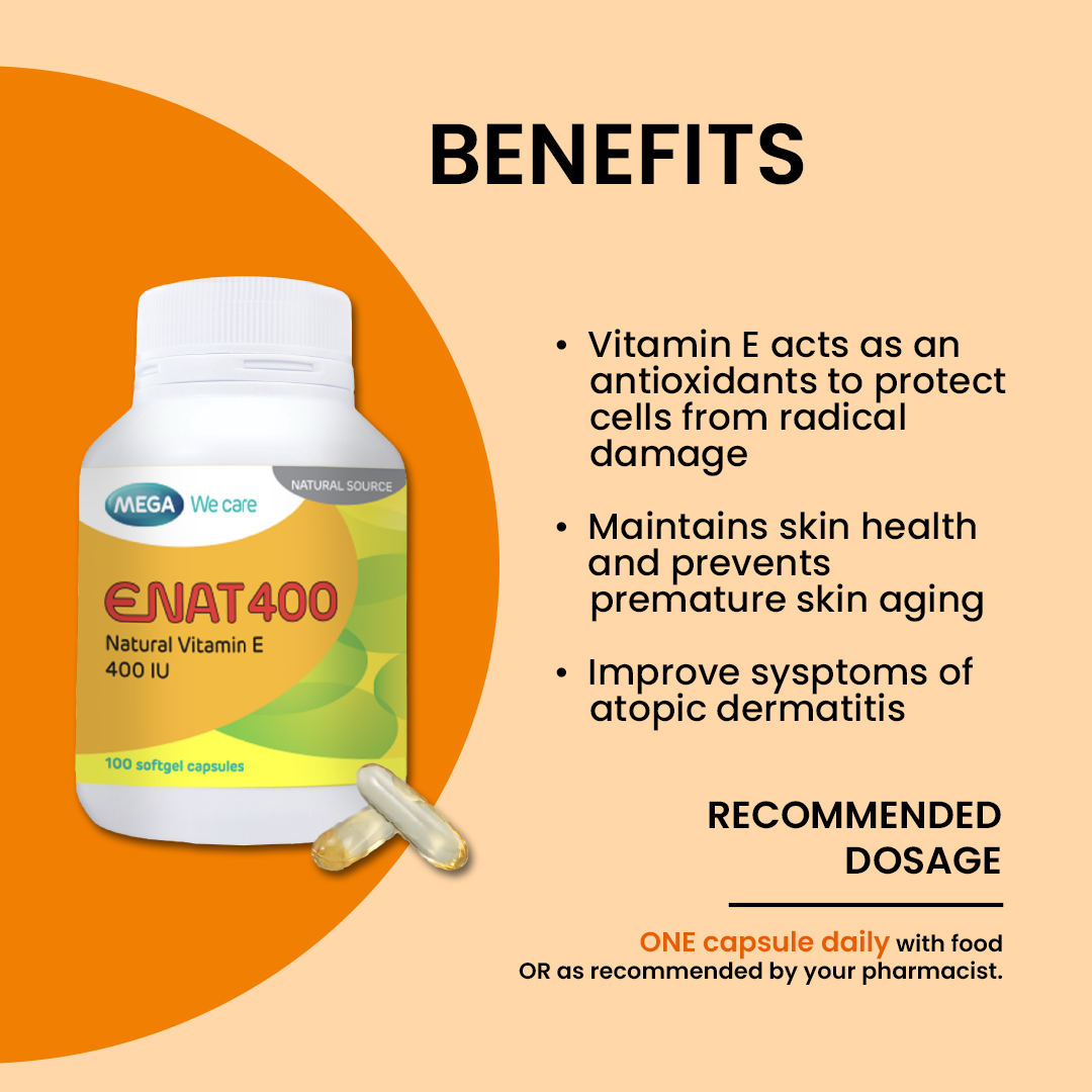 MEGA WE CARE Enat 400 [ 100 capsules ]