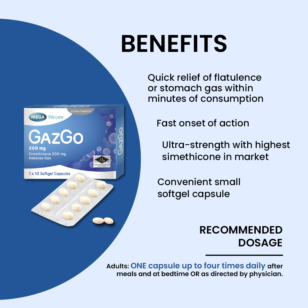 MEGA WE CARE Gazgo [ 10 capsules ]