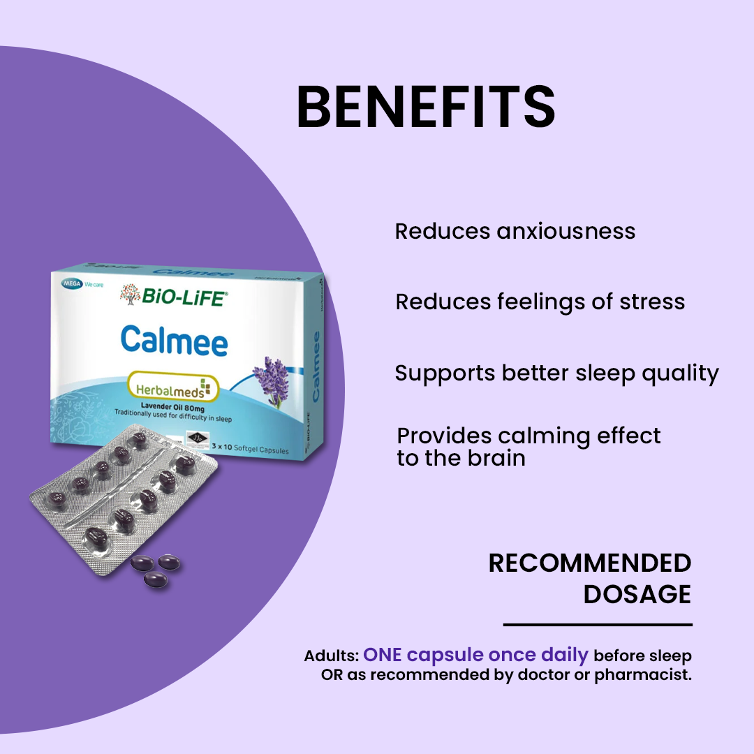 BiO-LiFE Herbalmeds Calmee [ 30 capsules ]