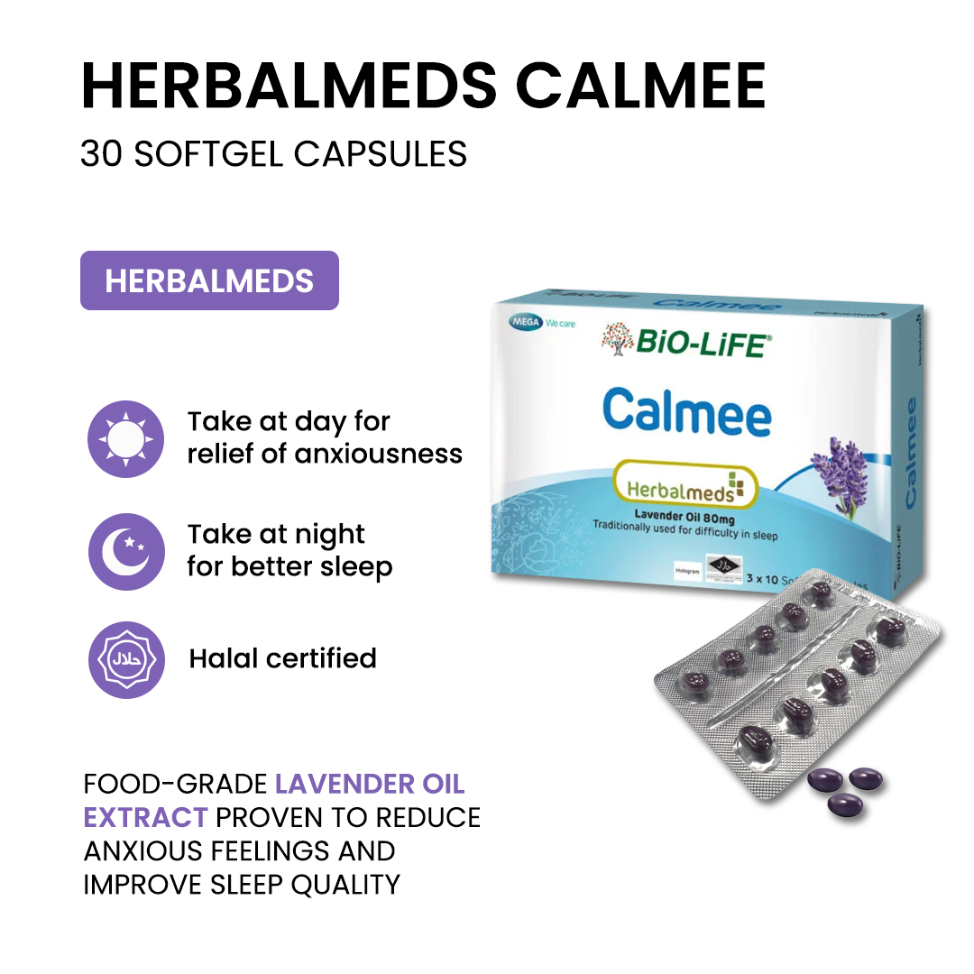 BiO-LiFE Herbalmeds Calmee [ 30 capsules ]