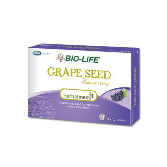 BiO-LiFE Herbalmeds Grape Seed [ 50 tablets ]