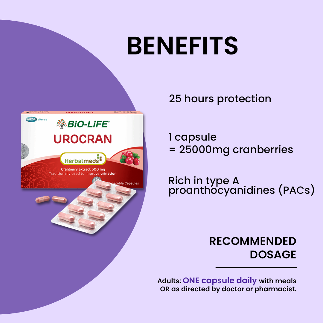 BiO-LiFE Herbalmeds Urocran [ 10 capsules ]