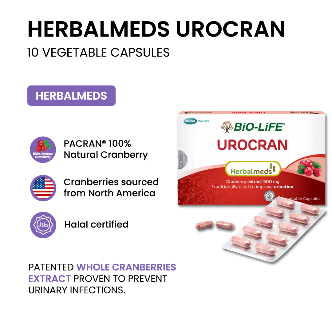 BiO-LiFE Herbalmeds Urocran [ 10 capsules ]