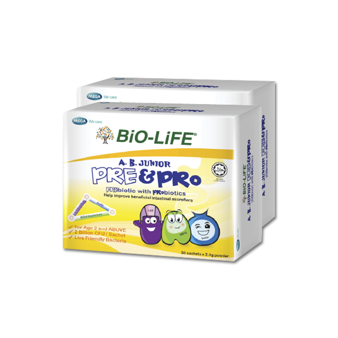 BiO-LiFE A.B. Junior Pre & Pro [ 2 x 50 sachets ]