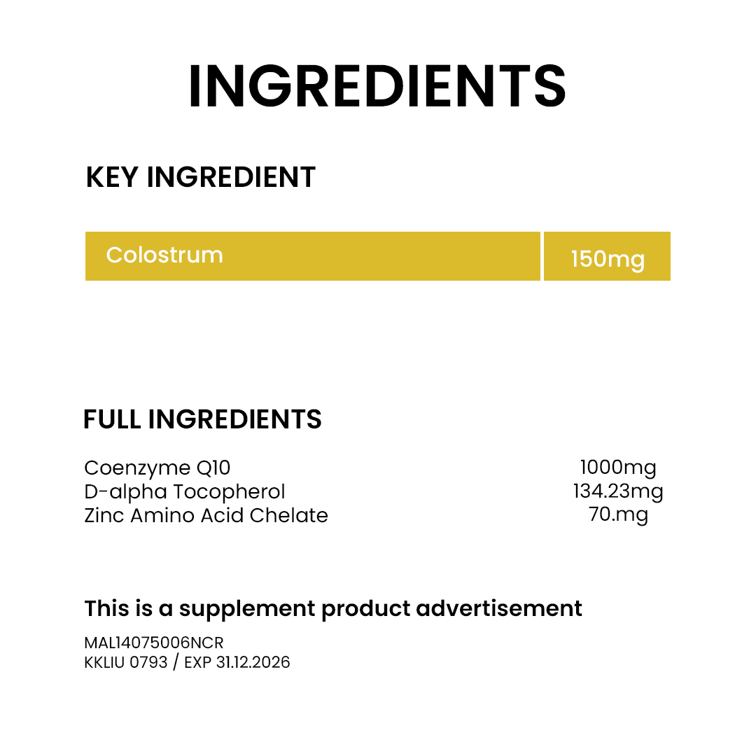 BiO-LiFE Kid’s Colostrum + Multivitamins & Minerals [ 2 x 60 chewable tablets ]