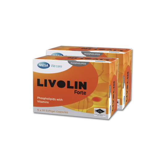 MEGA WE CARE Livolin Forte [ 2 x 50 capsules ]