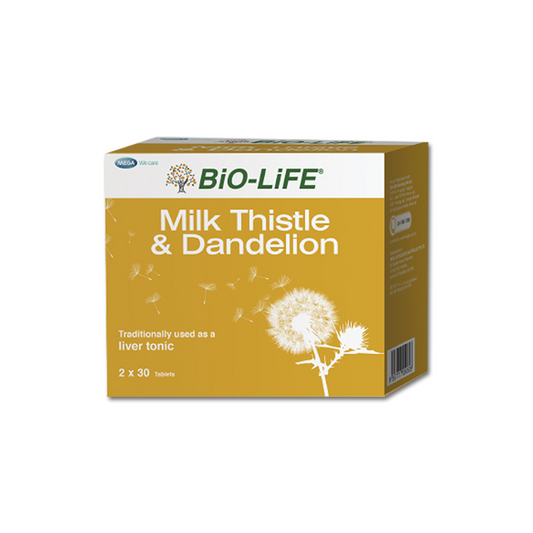 BiO-LiFE Milk Thistle and Dandelion [ 2 x 30 tablets ]